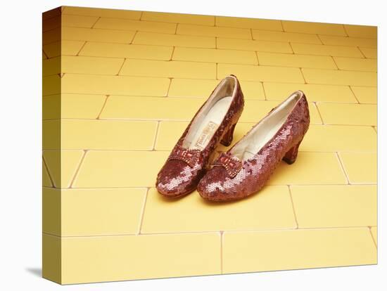 A Pair of Ruby Slippers Worn by Judy Garland in the 1939 MGM film "The Wizard of Oz"-null-Premier Image Canvas