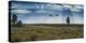 A Pair Of Sandhill Cranes Fly Over The Teton Park Road-Bryan Jolley-Premier Image Canvas