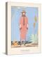 A Palm Beach, from a Collection of Fashion Plates, 1921 (Pochoir Print)-Georges Barbier-Premier Image Canvas