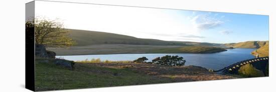 A Panoramic View of Craig Goch Reservoir-Graham Lawrence-Premier Image Canvas