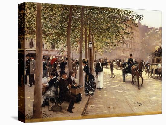 A Paris Street; Une Avenue Parisienne, C.1880-Jean Béraud-Premier Image Canvas