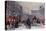 A Parisian Winter Scene-Eugene Galien-Laloue-Premier Image Canvas