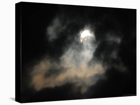 A Partial Solar Eclipse-null-Premier Image Canvas