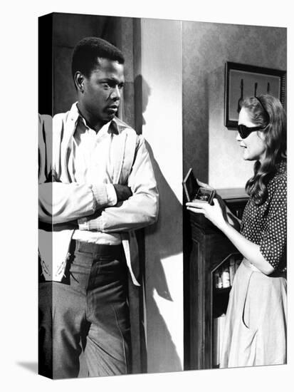 A Patch Of Blue, Sidney Poitier, Elizabeth Hartman, 1965-null-Stretched Canvas