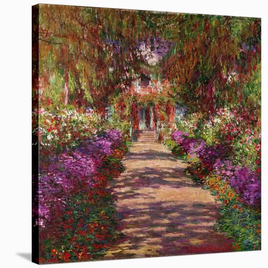 A Pathway in Monet's Garden, Giverny, 1902-Claude Monet-Premier Image Canvas