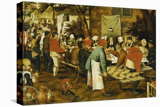 A Peasant Wedding Feast, 1630-Pieter Brueghel the Younger-Premier Image Canvas