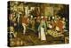 A Peasant Wedding Feast, 1630-Pieter Brueghel the Younger-Premier Image Canvas