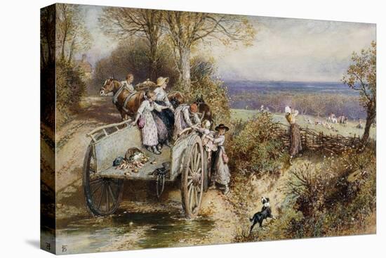 A Peep at the Hounds: 'Here They Come'-Myles Birket Foster-Premier Image Canvas