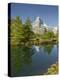 A Person, Grindjisee, Matterhorn, Zermatt, Valais, Switzerland-Rainer Mirau-Premier Image Canvas