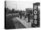 A Petrol Station Forecourt, Grimsby, Lincolnshire, 1965-Michael Walters-Premier Image Canvas