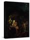 A Philosopher by Lamp Light, exh. 1769-Joseph Wright of Derby-Premier Image Canvas