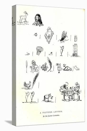 A Picture Letter-Edwin Henry Landseer-Premier Image Canvas