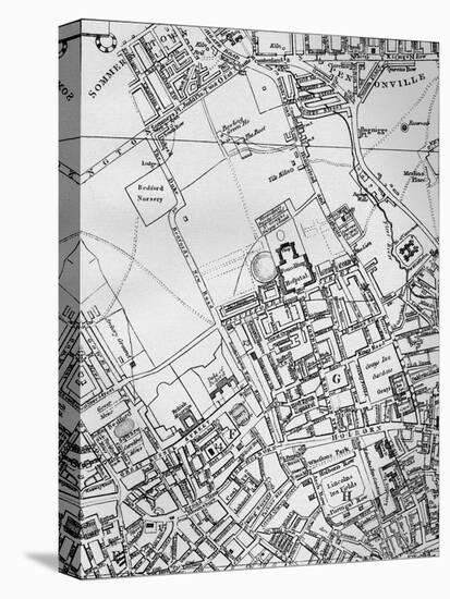 A plan of Holborn, St Giles, and St Pancras, London, in 1800 (1911)-Unknown-Premier Image Canvas