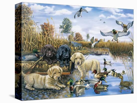 A Playful Tail Waggin' Day-Jenny Newland-Premier Image Canvas