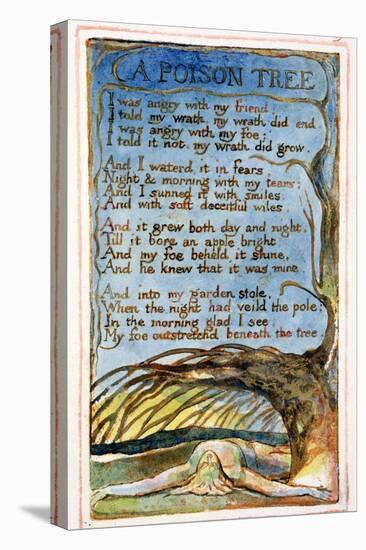 A Poison Tree: Plate 49 from Songs of Innocence and of Experience C.1815-26-William Blake-Premier Image Canvas