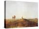 A Pool with Figures on a Hillock-Richard Wilson-Premier Image Canvas