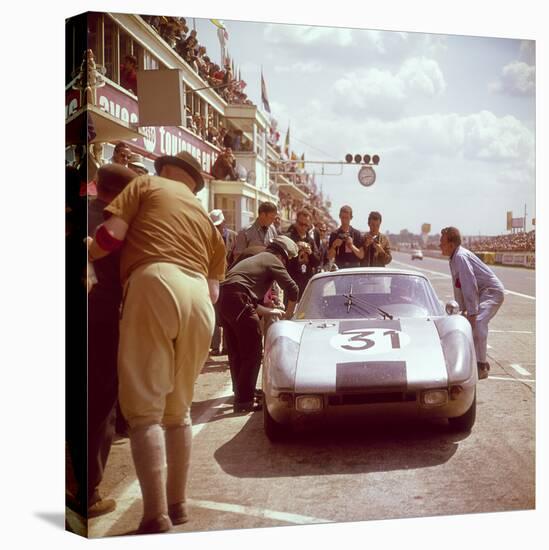 A Porsche 904/4 Gts in the Pits, Le Mans, France, 1964-null-Premier Image Canvas