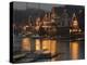 A Portion of Philadelphia's Boathouse Row is Shown at Dusk Thursday-null-Premier Image Canvas