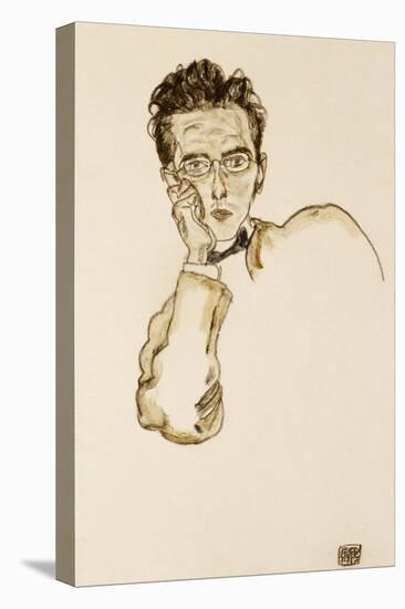 A Portrait of the Art Dealer Paul Wengraf, 1917-Egon Schiele-Premier Image Canvas