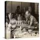 A Potter and His Wheel, Fashioning a Vase of Awata Porcelain, Kinkosan Works, Kyoto, Japan, 1904-Underwood & Underwood-Premier Image Canvas