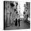 A Priest Chats to an Elderly Man in a Street, Naples, Italy 1957-null-Premier Image Canvas