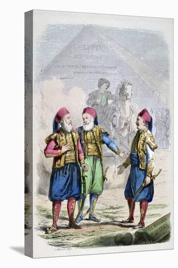 A Print from 19th Century Egypt, 1847-Jean Adolphe Beauce-Premier Image Canvas