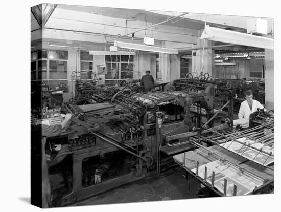 A Print Room, Mexborough, South Yorkshire, 1959-Michael Walters-Premier Image Canvas
