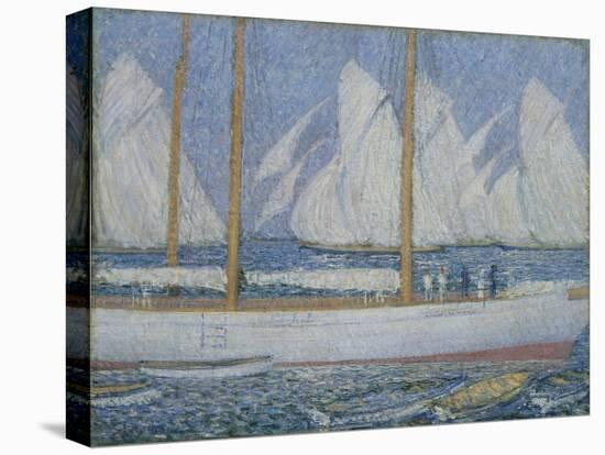 A Procession of Yachts-Philip Wilson Steer-Premier Image Canvas