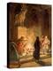 A prophet of God denounces the idolatry of Jeroboam - Bible-William Brassey Hole-Premier Image Canvas
