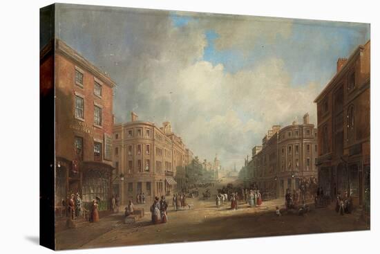 A Proposed Scheme for a New Street, Newcastle, 1831 (Oil on Canvas)-John Wilson Carmichael-Premier Image Canvas