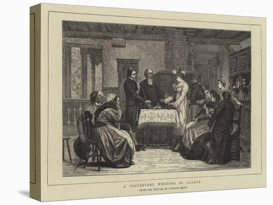 A Protestant Wedding in Alsace-Gustave Brion-Premier Image Canvas