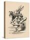 'A Rabbit as court official blowing a trumpet for an announcement', 1889-John Tenniel-Premier Image Canvas