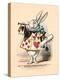 'A Rabbit as court official blowing a trumpet for an announcement', 1889-John Tenniel-Premier Image Canvas