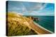 A Rainbow over Durdle Door-Chris Button-Premier Image Canvas