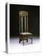 A Rare and Important High-Back Oak Chair circa 1898-1899-Charles Rennie Mackintosh-Premier Image Canvas