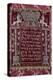 A Rare German Jewelled Parochet (Torah Ark Curtain)-null-Premier Image Canvas