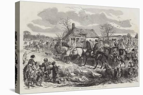 A Real Christmas Holiday-John Leech-Premier Image Canvas