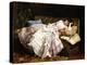 A Reclining Beauty, 1877-Auguste Toulmouche-Premier Image Canvas