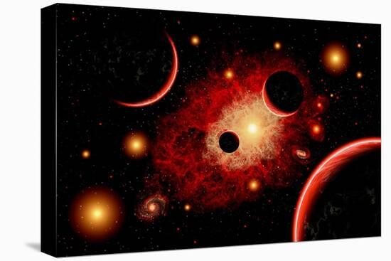 A Red Giant Star System-null-Stretched Canvas