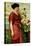 A Red, Red Rose-John William Godward-Premier Image Canvas