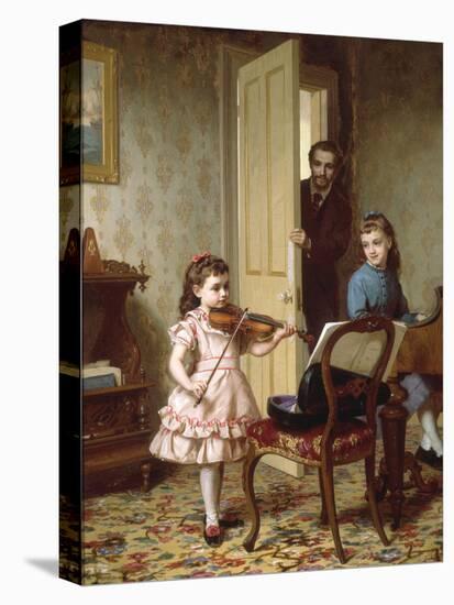 A Rehearsal on the Sly, 1875-Ernest Gustave Girardot-Premier Image Canvas