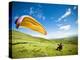 A Reverse Launch While Paragliding at Steptoe Butte on the Palouse in Eastern Washington.-Ben Herndon-Premier Image Canvas