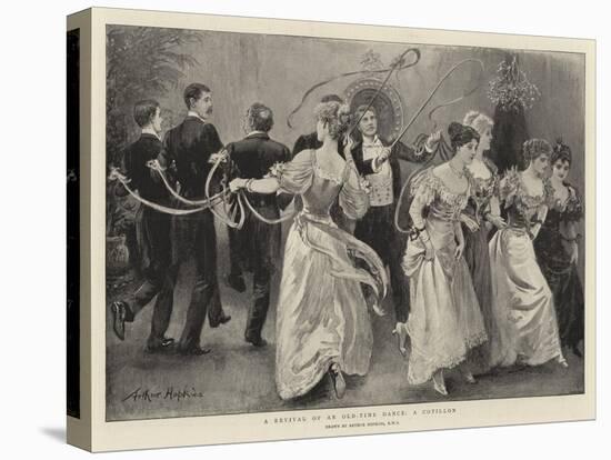 A Revival of an Old-Time Dance, a Cotillon-Arthur Hopkins-Premier Image Canvas