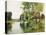 A River Landscape in Summer-Ernest Parton-Premier Image Canvas