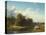 A River Landscape, Westphalia. 1855-Albert Bierstadt-Premier Image Canvas