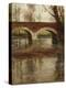 A River Landscape with a Bridge-Fritz Thaulow-Premier Image Canvas