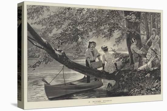 A River Picnic-Richard Caton Woodville II-Premier Image Canvas