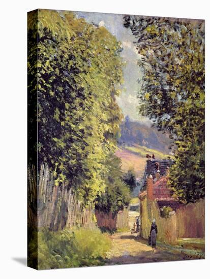 A Road in Louveciennes, 1883-Alfred Sisley-Premier Image Canvas