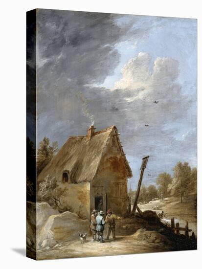 A Road Near a Cottage-David Teniers the Younger-Premier Image Canvas