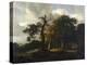 A Road Through an Oak Wood-Jacob Isaacksz Van Ruisdael-Premier Image Canvas